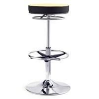 Round Seat High Bar Stool with Footring Bar Chair