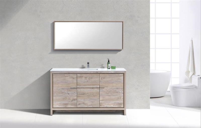 Modern Style Floor Mounted MDF Bathroom Vanity