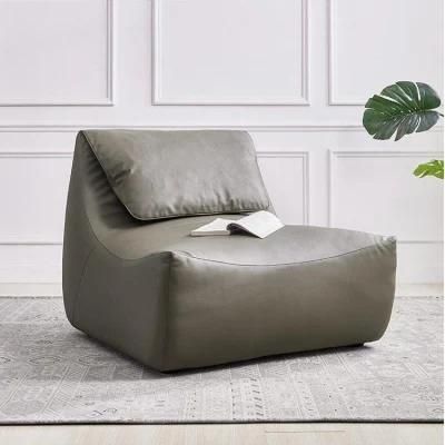 Modern Balcony Furniture Leisure Lazy Sofa Lounge Leather Chair