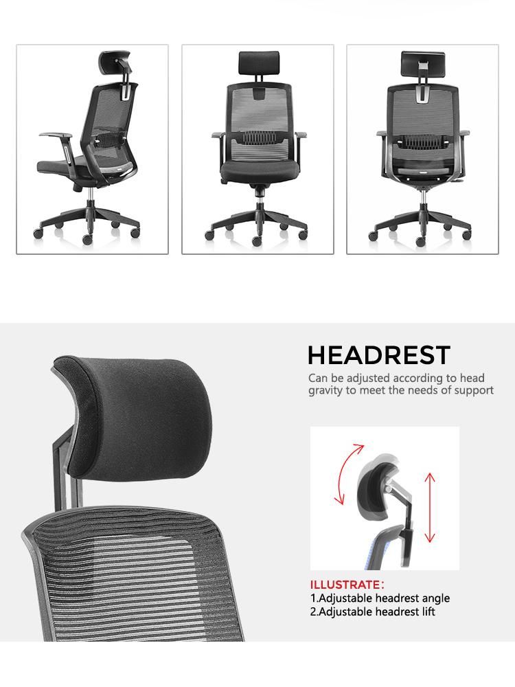 Wholesale Home Furniture Modern Ergonomic Adjustable Swivel Ergonomics Office Chair