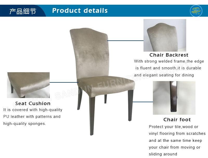 10 Years Experience for Stars Hotel Project Customized Dining Chair Furniture