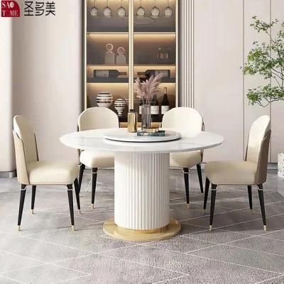 Modern Home Restaurant Furniture Functional Steel Dining Room Table