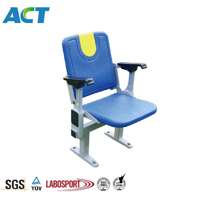 Wall Mounting Plastic Folding Chair for Arena, Plastic Gym Seats Foldable