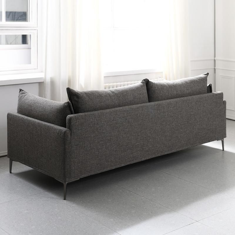 Italian Design 3 Seater Simplified Minimalism Leisure Sofa Couch