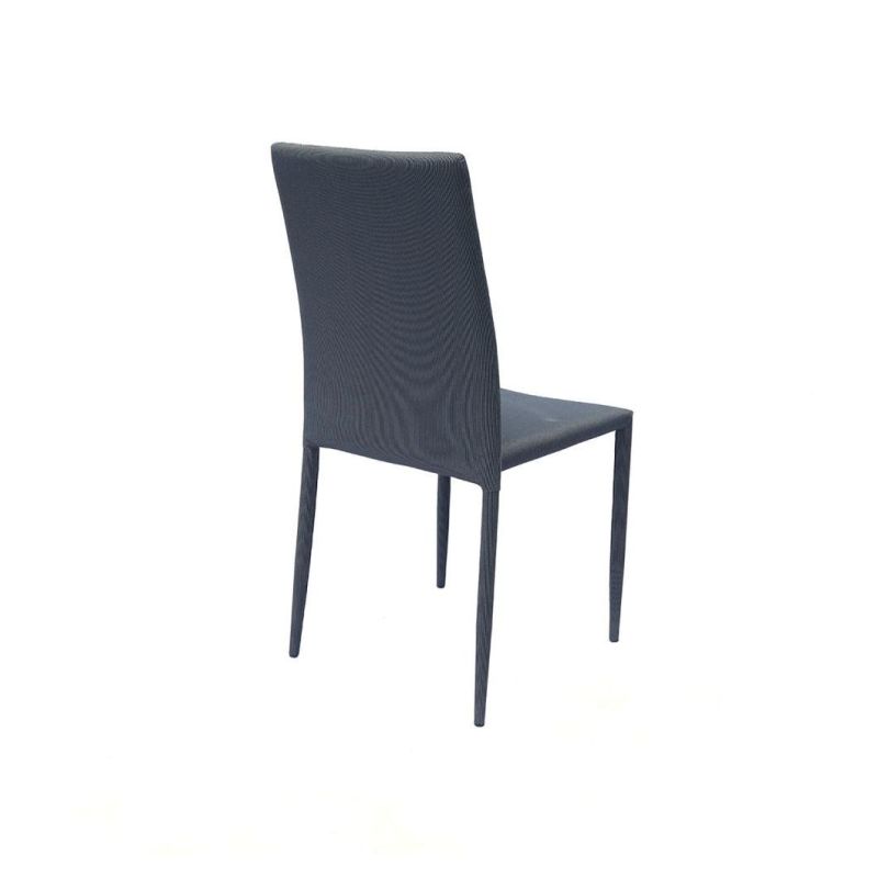 Home Simple Popular Modern Design Black Back Side Dining Room Chair for Cafe