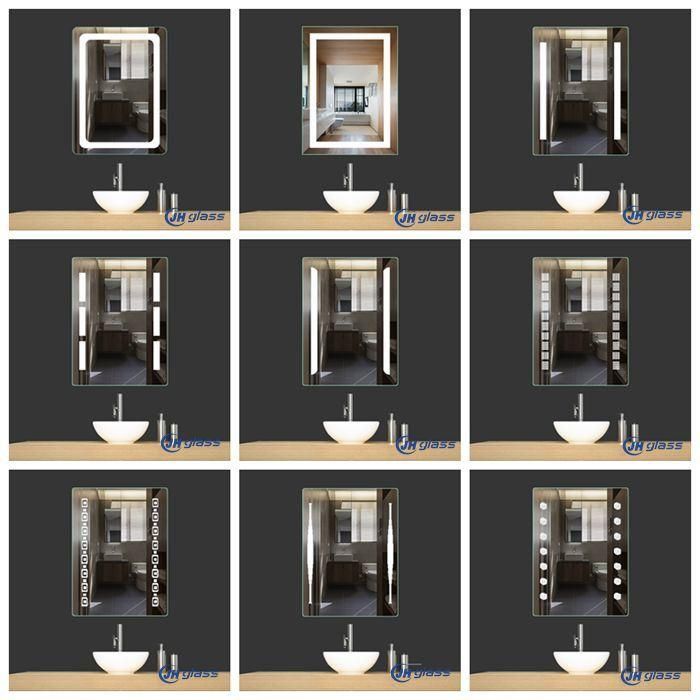 Home Decoration Wall Mounted Stainless Steel Framed Bathroom Mirror