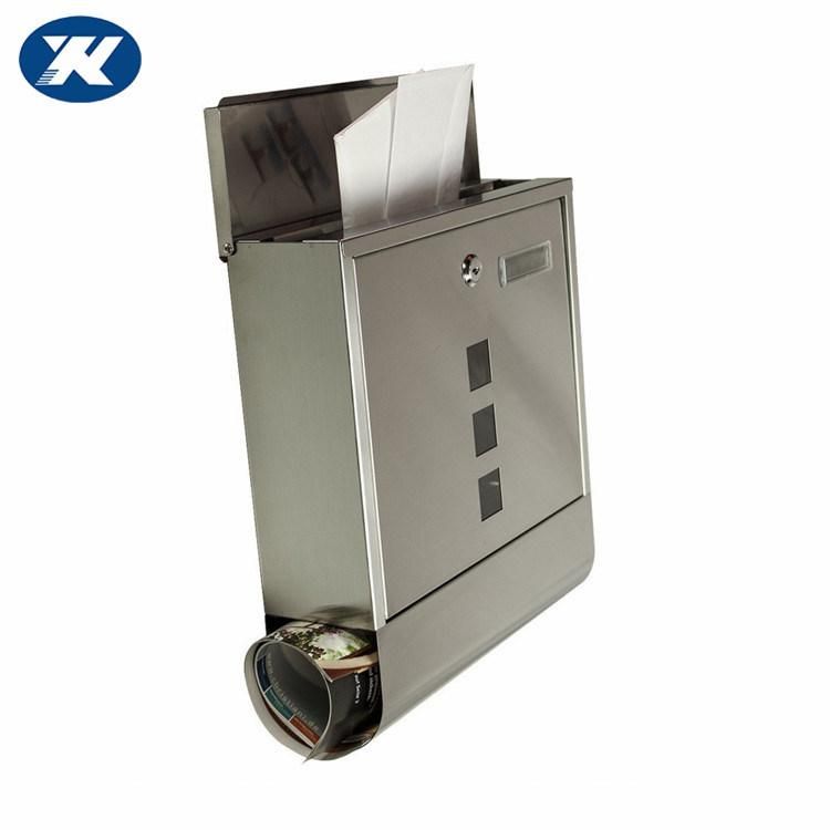 Apartment Outdoor Stainless Steel Wall Mounted Letterbox Mailbox