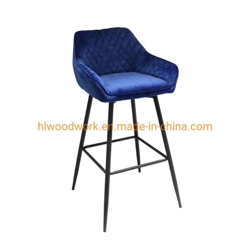 Hot Sale High Modern Chair Cheap Furniture Bar Chair with Back Modern Barchair. Metal Bar Chair Stylish Barstool Design Bistro Kitchen Dining Counter Bar Stools