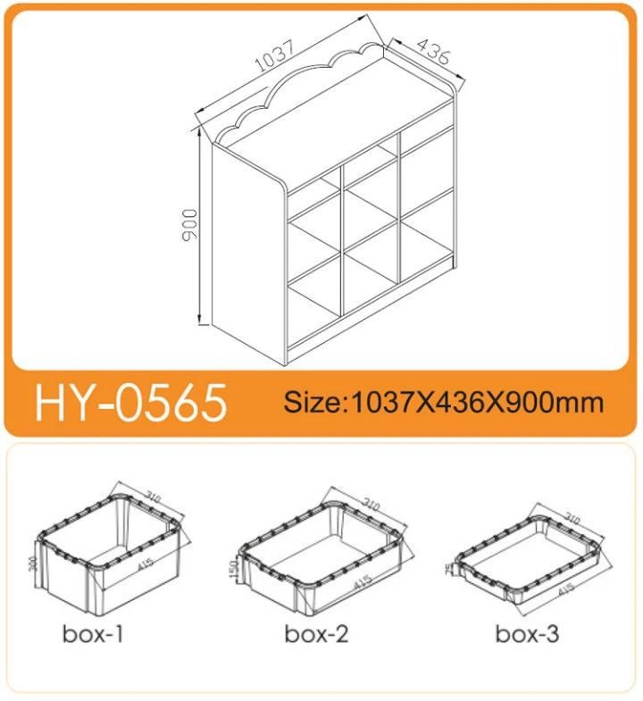 Kindergarten MDF Toy Storage Cabinet&Kids Room Furniture