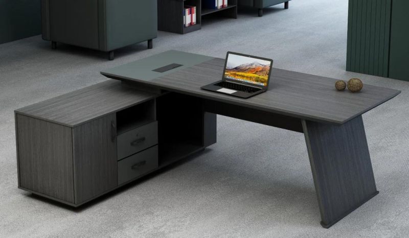 Modern Office Furniture MDF L Shaped Executive Office Table