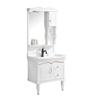 High Quality Cheap Plywood Basin and Mirror Make up Wall Hang Modern Bathroom Vanity Cabinets