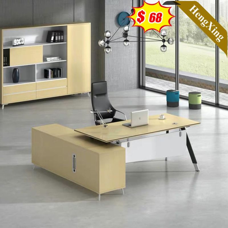 Commercial Furniture Irregular Desktop Manager Table Executive Office Table