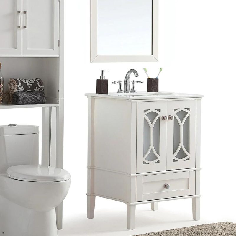 2022 New Design Openwork and Carving American Style Bathroom Cabinet Bathroom Vanity