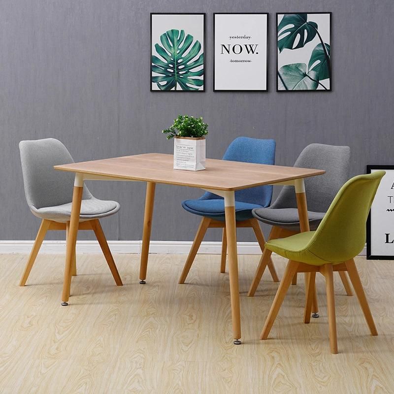 Modern Style Home Furniture Wood Restaurant Rectangle Dining Table