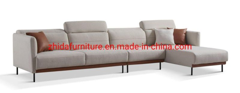 Fuctional Living Room Furniture Adjustable Headrest Hotel Lobby Living Room Sofa