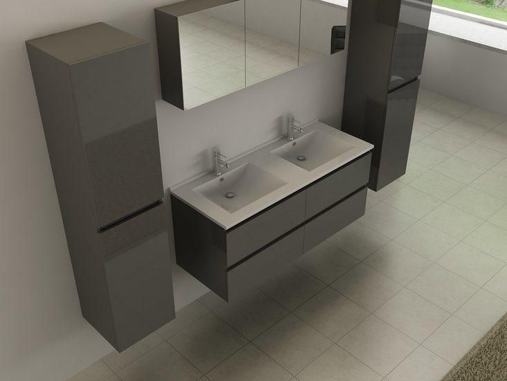 Simple and Luxury Modern Style Bathroom Furniture with Ceramic Sink