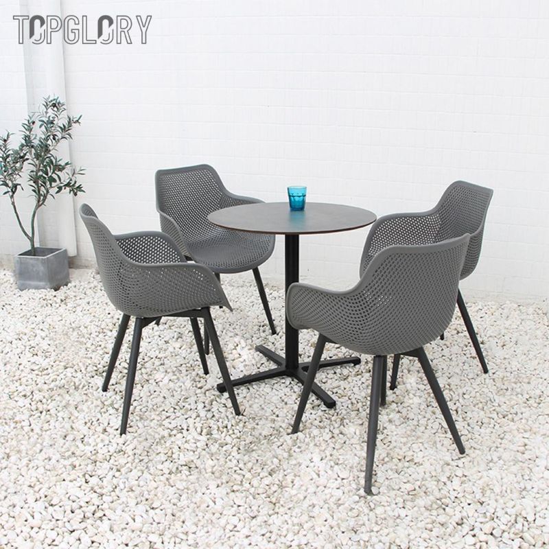 Modern Balcony Garden Patio Outdoor Furniture Waterproof Fabric Woven Rope Outdoor Chair with Coffee Table Set