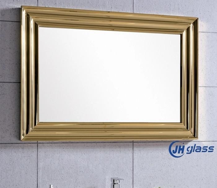 Fancy Cheap Price Stainless Steel Frame Bath Mirror