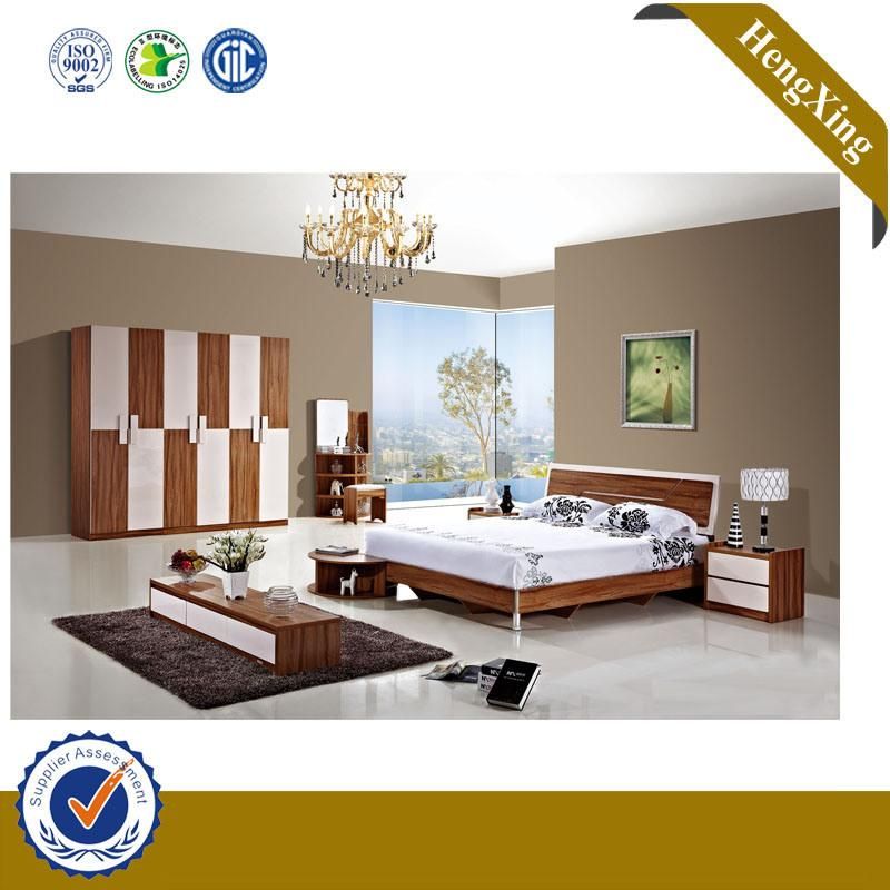 Wholesale Adult Double Queen Bed MDF Wooden Bedroom Furniture UL-CH002