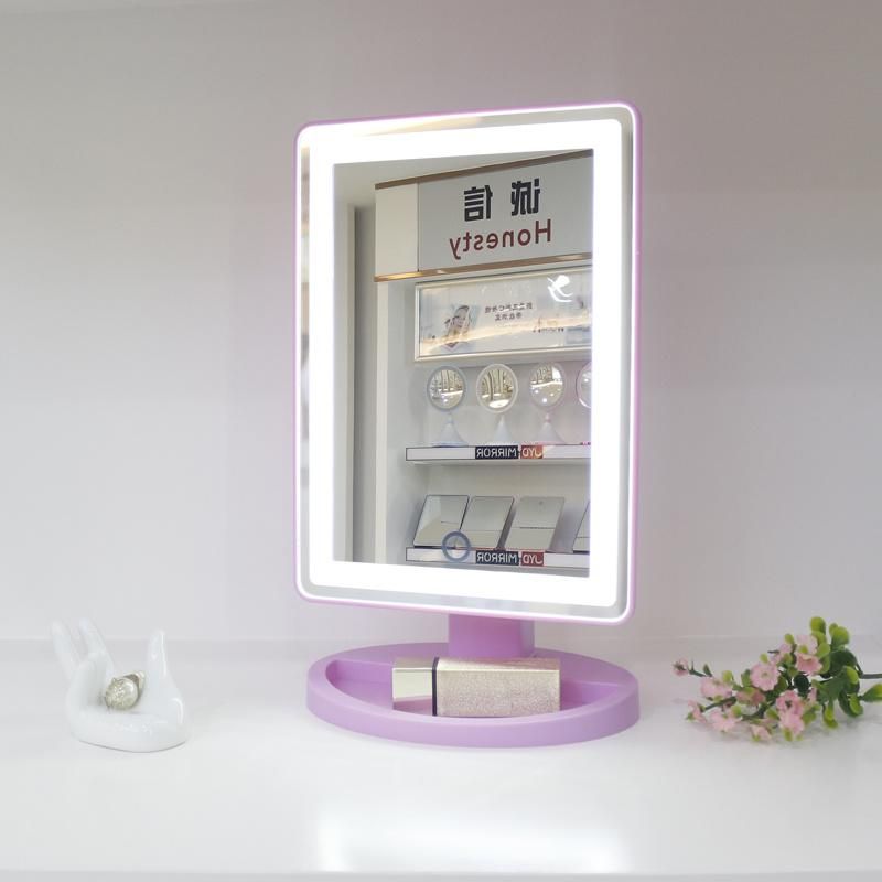 Home Products Cosmetic Personal Care Desktop Vanity Makeup LED Lighted Mirror