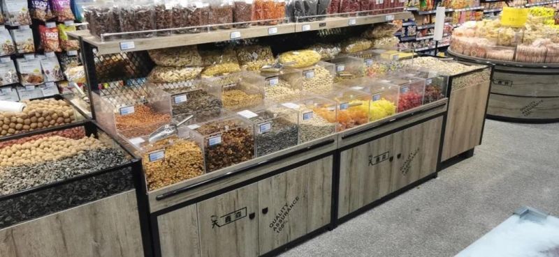 Supermarket Dry Goods Racks, Modern Display Shelves