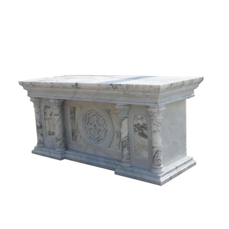 High Quality Modern Handcarved Marble Church Altar Table