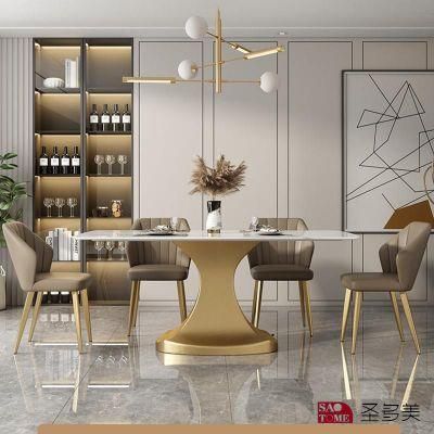 Italian Style Simple Popular Living Room Dining Room Furniture Net Dining Table