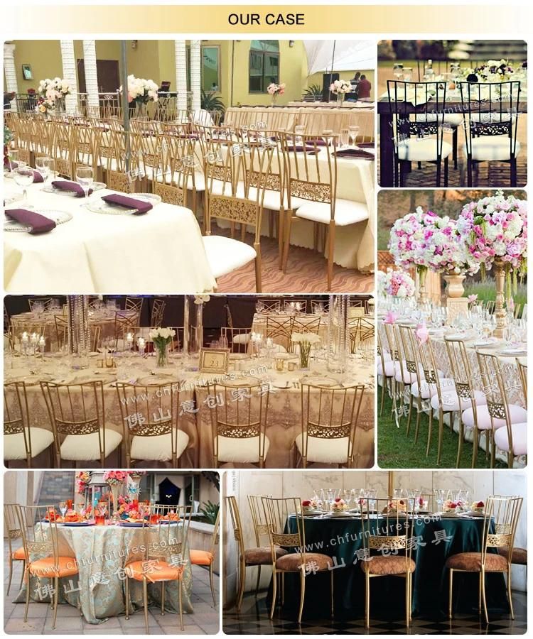 Yc-A51 Royal Stacking Tiffany Gold Banquet Chairs for Wedding