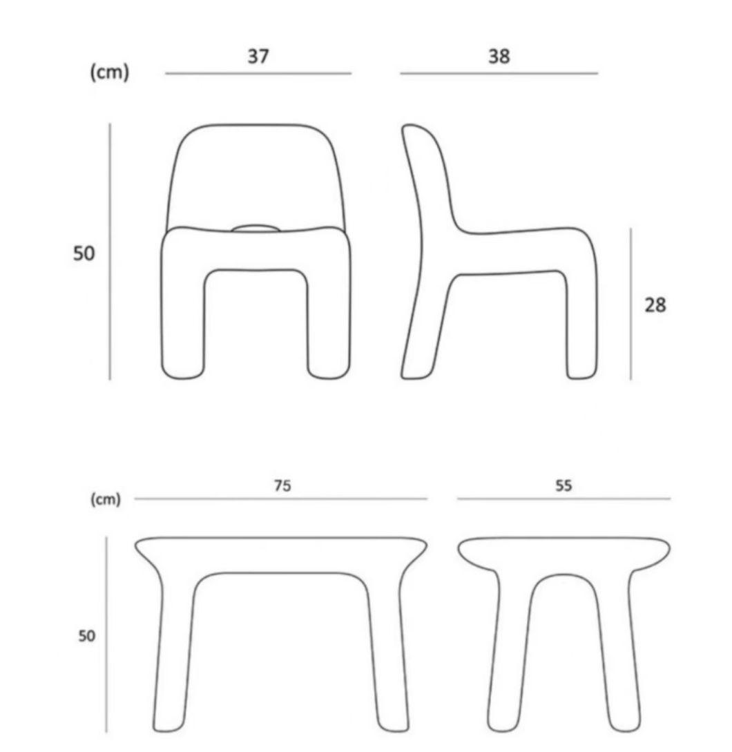 Modern Design Bar for Living Room Elephant Shape Kindergarten Stool Rotomolding Children′s Toys