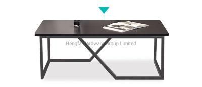 Living Room Furniture Modern Metal Base Coffee Tea Table