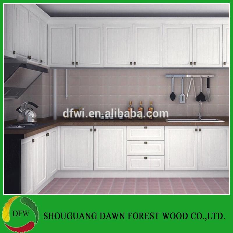 PVC Door Cheap Modern Kitchen Cabinet