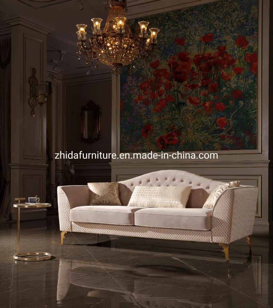 Modern Living Room Furniture Luxury Classica Design Dubai Hotel Reception Sofa