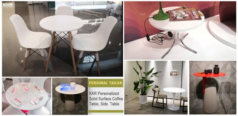 Living Room Furniture 4 Seaters Solid Surface Dining Table