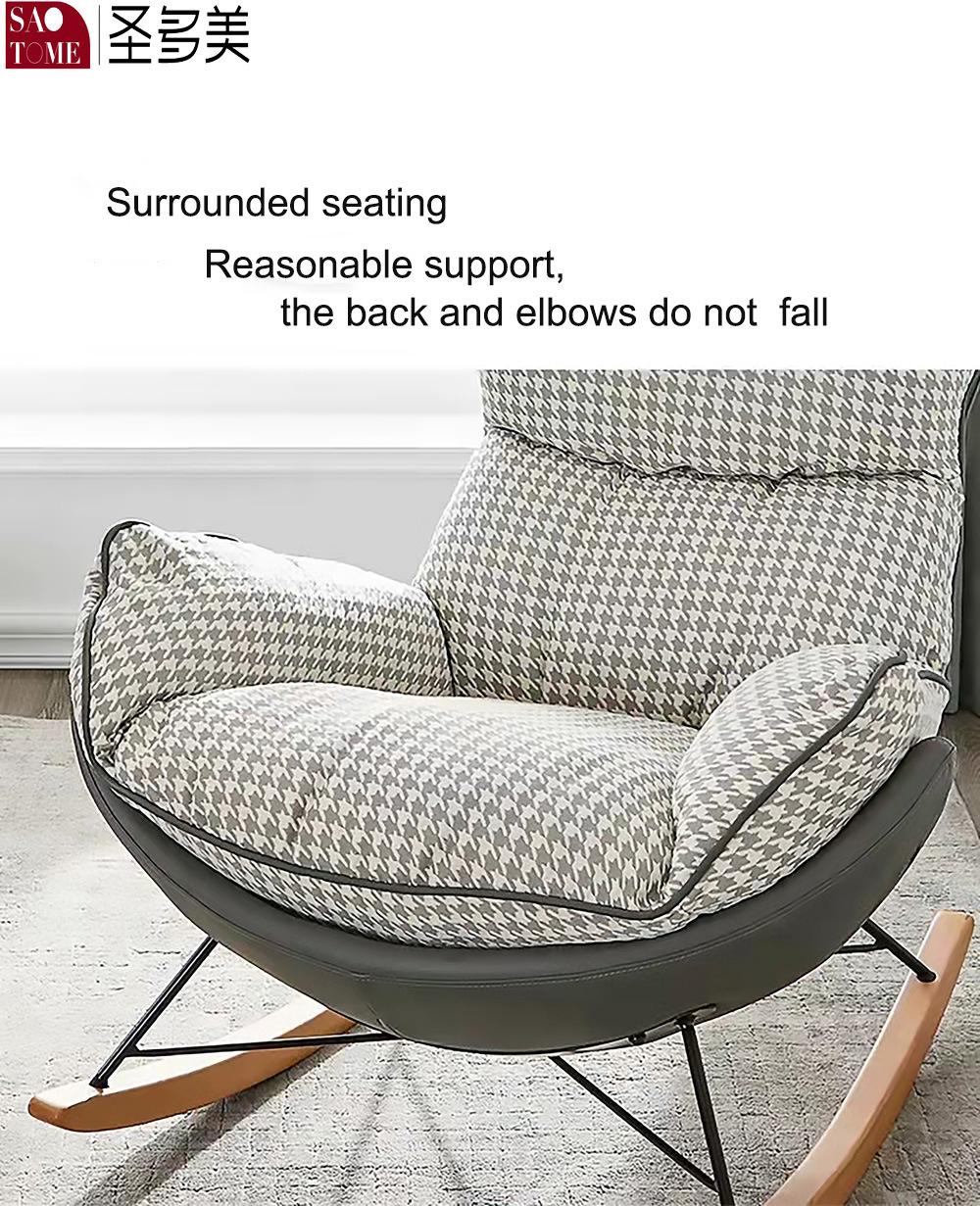 Hot Sale Fabric Style Modern Chair Wholesale Rocking Chairs