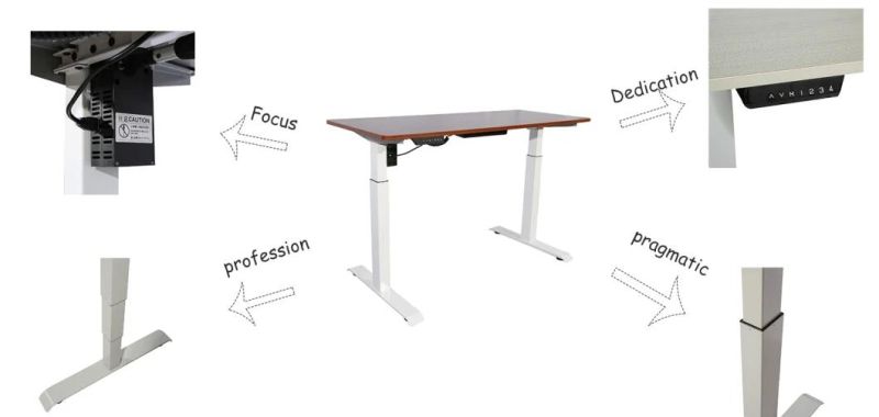 Automatic Electric Height-Adjustable Standing Computer Desk Produced by Chinese Factory/Computer Desk /Office Table