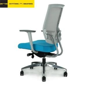 Hot Sale Fabric China Furniture Metal Chair for Office Training Room with Armrest