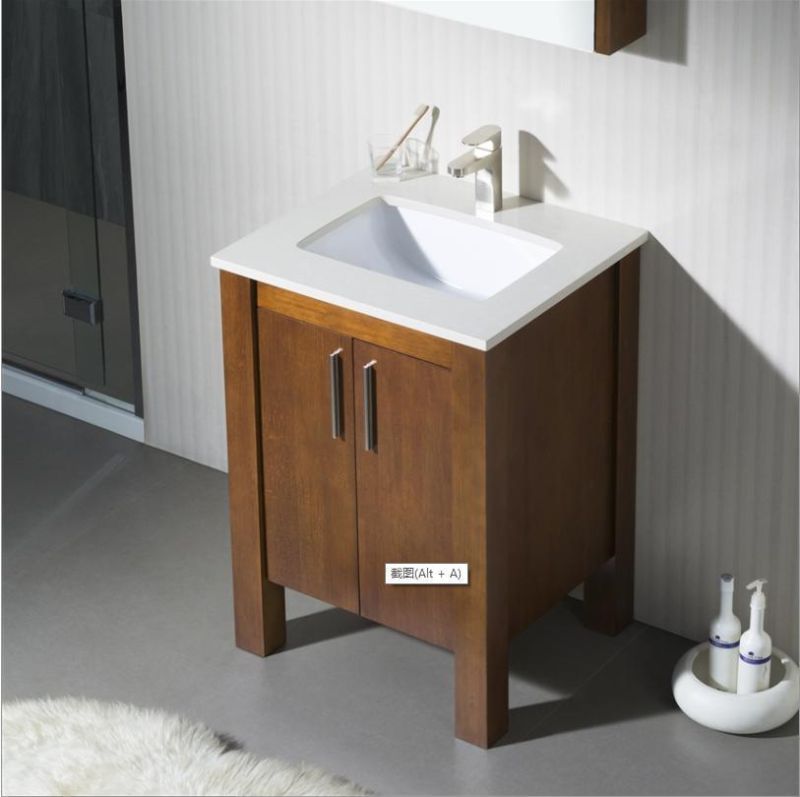 Modern Bathroom Cabinet with Ceramics Top