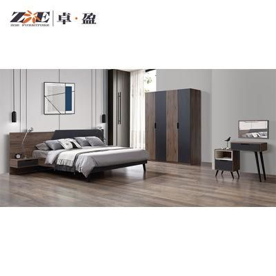 Modern Wholesale Home Furniture Foshan Factory Wooden MDF Bedroom Set