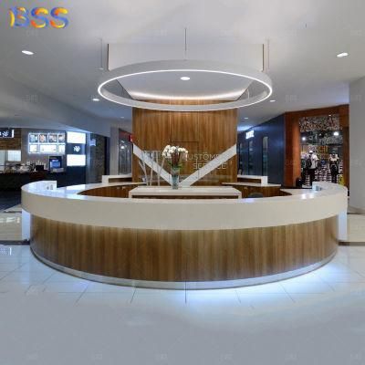 Night Club Counter Round Marble Restaurant Circle Round Bar Counter