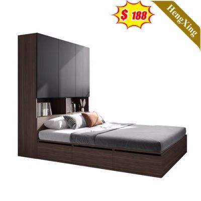 Wood Home Use Bedroom Furniture Children Wardrobe Single Simple Easy Folding Frame Beds