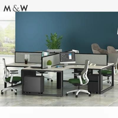 China Modern Office System Furniture with Office Desk Table and Portable Filing Cabinet