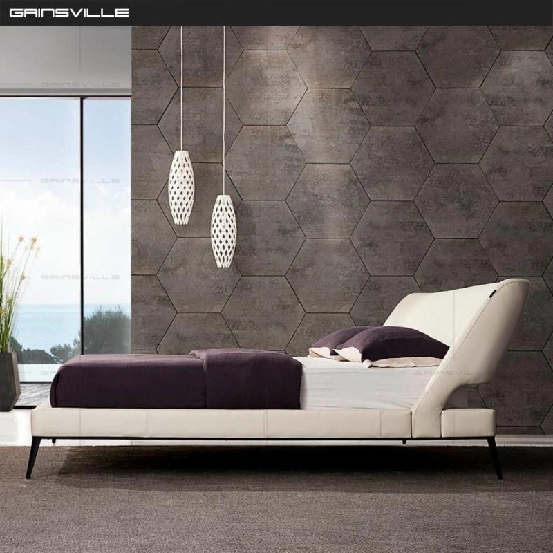 Hot Sale New fashion Italy Leather Bed Sofa Bed King Bed Modern Upholstered Bed Home Furniture Modern Bedroom Furniture