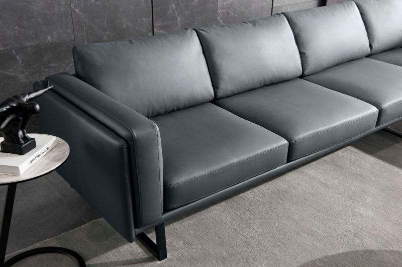 Popular Hot Selling Livingroom Furniture Home Furniture Sofa Modern Sectional Sofa Leather Sofa in High Quality