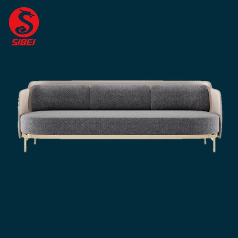 Wholesale Chinese Furniture Living Room Full Genuine Leather Sofa Wooden Frame Sofa Furniture