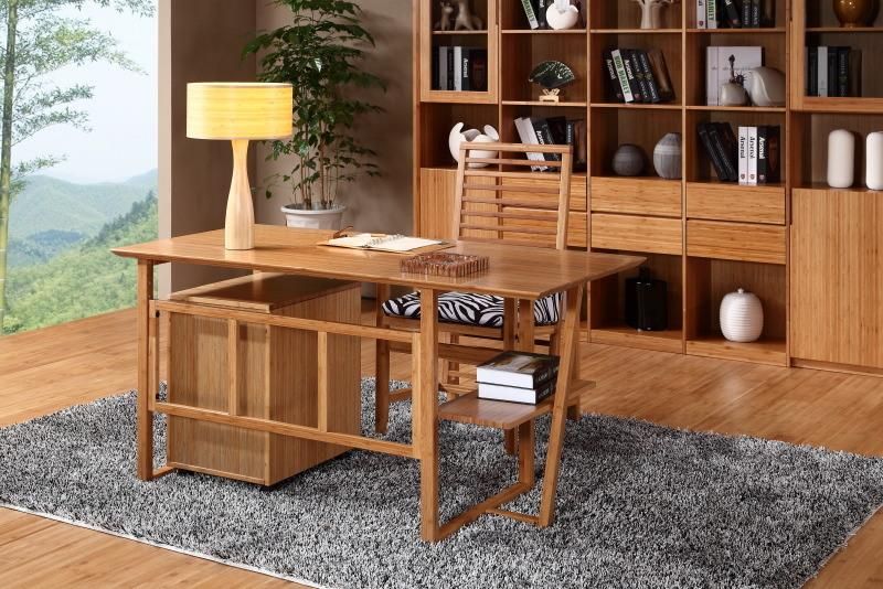 Modern Natural Bamboo Desk Furniture for Office or Home