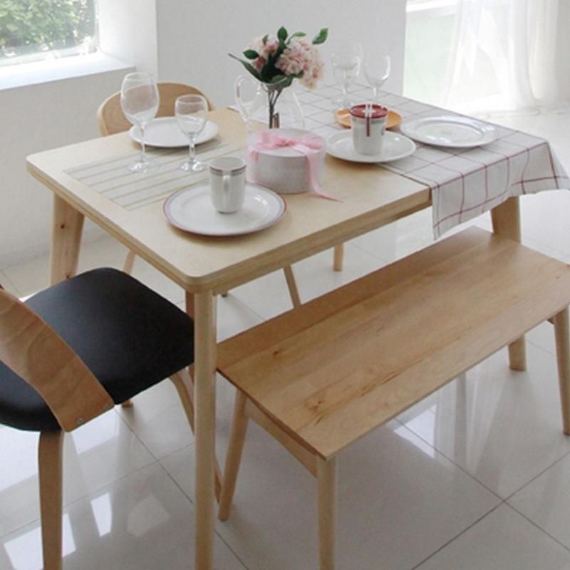 Furniture Modern Furniture Table Home Furniture Wooden Furniture Save Space Wooden Extending Extendable New Design Wood Dining Table with Chair