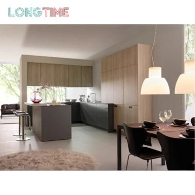 Manufacturer Modern Design Custom Waterproof Cupboard Melamine Finish Kitchen Cabinet