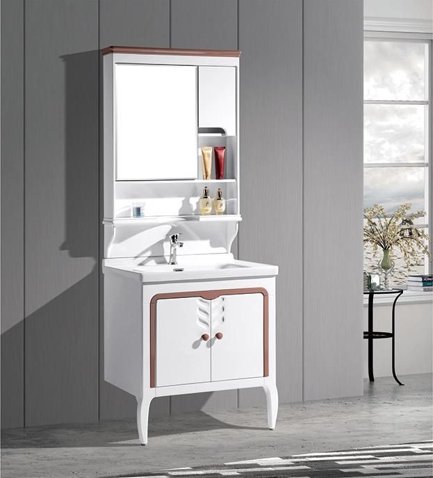 Hangzhou Factory Wholesale New Design Modern Classic Bathroom Cabinet Bathroom Vanity with Mirror Cabinet