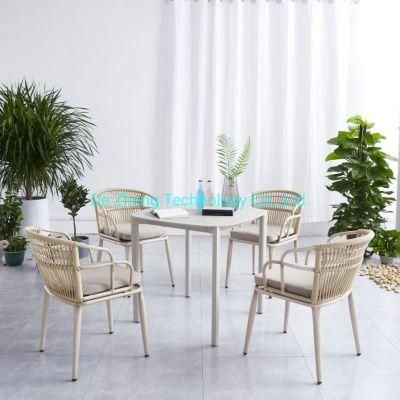 Strong Durable Cheap Popular Modern Restaurant Furniture High-Quality Luxury Outdoor Garden Rattan Furniture Dining Furniture