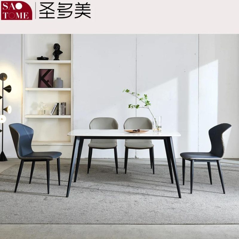 Modern Living Room Dining Room Furniture Diamond Foot Dining Table